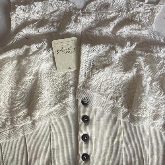 Free People Have My Heart Crop Cotton Camisole - Picture 3 of 3